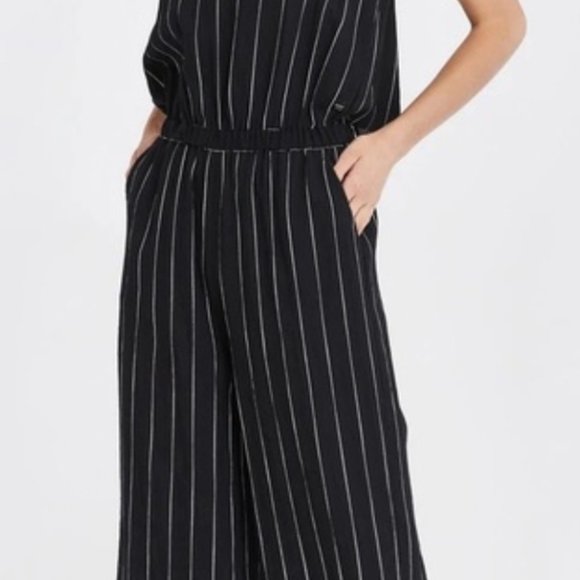 Monk and Lou Black pinstripe jumpsuit - Picture 1 of 5